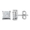 Thumbnail Image 1 of Previously Owned Earrings 5/8 ct tw Diamonds 10K White Gold
