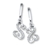 Thumbnail Image 1 of Previously Owned Earrings 1/20 ct tw Diamonds Sterling Silver
