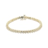 Thumbnail Image 1 of Previously Owned Diamond Tennis Bracelet 2 ct tw Round-cut 14K Yellow Gold 7"