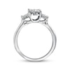 Thumbnail Image 2 of Previously Owned Multi-Diamond Engagement Ring 1 ct tw Round-cut 14K White Gold