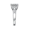 Thumbnail Image 3 of Previously Owned Multi-Diamond Engagement Ring 1 ct tw Round-cut 14K White Gold