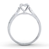Thumbnail Image 3 of Previously Owned Diamond Promise Ring 1/5 carat tw Sterling Silver