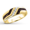 Thumbnail Image 1 of Previously Owned Men's Diamond Ring 3/8 ct tw 10K Yellow Gold