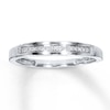 Thumbnail Image 1 of Previously Owned Diamond Wedding Band 1/20 ct tw 10K White Gold