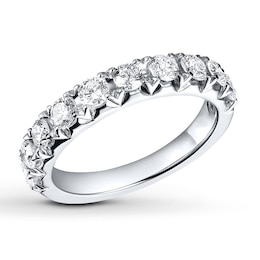 Previously Owned Diamond Anniversary Band 3/4 ct tw Round-cut 14K White Gold