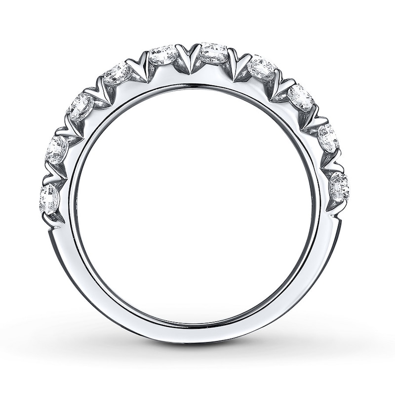 Main Image 2 of Previously Owned Diamond Anniversary Band 3/4 ct tw Round-cut 14K White Gold