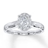 Previously Owned Diamond Ring 1/2 ct tw 14K White Gold
