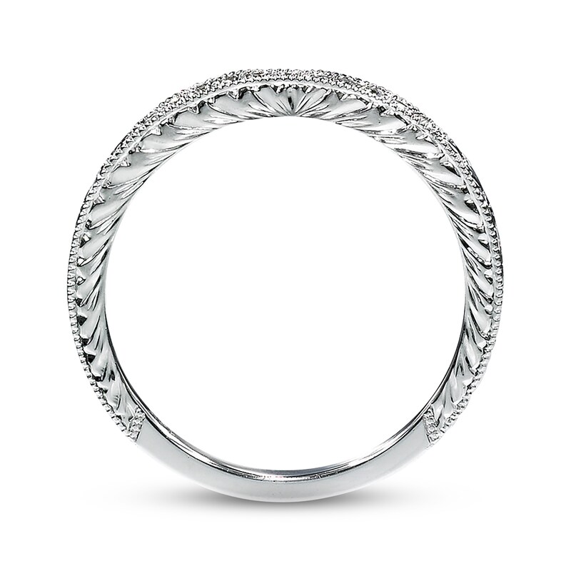 Main Image 2 of Previously Owned Neil Lane Diamond Wedding Band 1/20 ct tw 14K White Gold Size 5.5