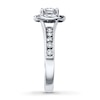 Thumbnail Image 3 of Previously Owned Diamond Ring 1 ct tw Round-cut 14K White Gold
