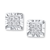 Thumbnail Image 0 of Previously Owned Earrings 1/10 ct tw Diamonds Sterling Silver