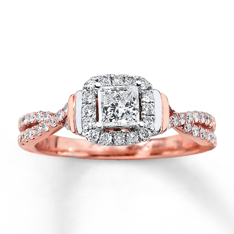 Main Image 1 of Previously Owned Diamond Ring 3/4 ct tw 14K Two-Tone Gold