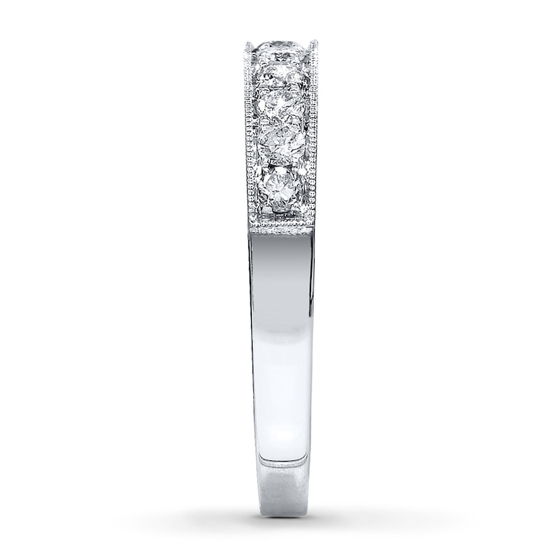 Main Image 3 of Previously Owned Diamond Band 1/2 ct tw Round 14K White Gold