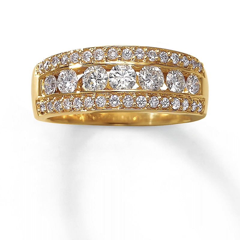 Previously Owned Diamond Anniversary Band 1 ct tw Round-cut 14K Yellow Gold