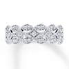 Thumbnail Image 1 of Previously Owned Anniversary Band 1/4 ct Round-cut tw Diamonds 10K White Gold