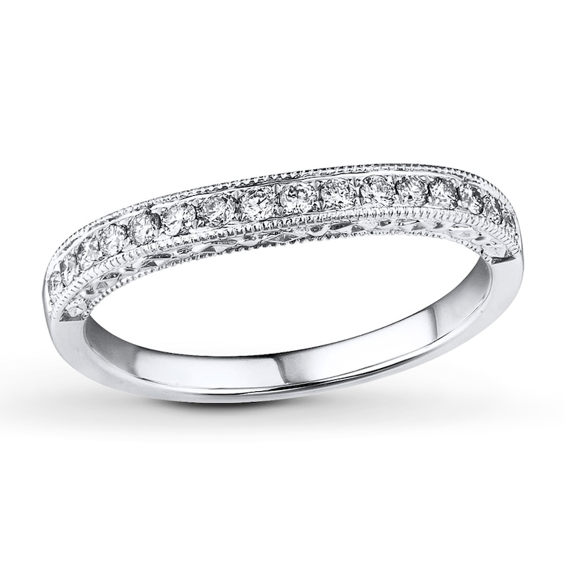 Previously Owned Band 1/4 ct tw Diamonds 14K White Gold