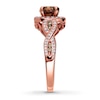 Thumbnail Image 3 of Previously Owned Le Vian Engagement Ring 1-1/3 cttw Diamonds 14K Strawberry Gold