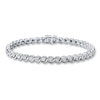 Thumbnail Image 1 of Previously Owned Diamond Bracelet 1/20 ct tw Sterling Silver 7.5"