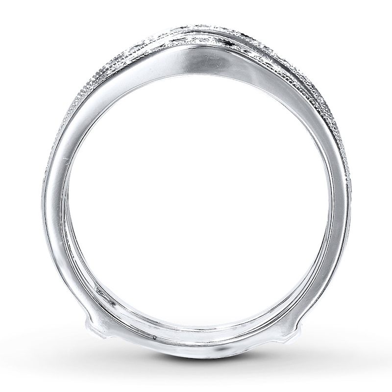 Main Image 2 of Previously Owned Diamond Enhancer Ring 1/3 ct tw Round-cut 14K White Gold