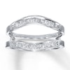 Thumbnail Image 1 of Previously Owned Diamond Enhancer Ring 1/2 ct tw Diamonds 14K White Gold