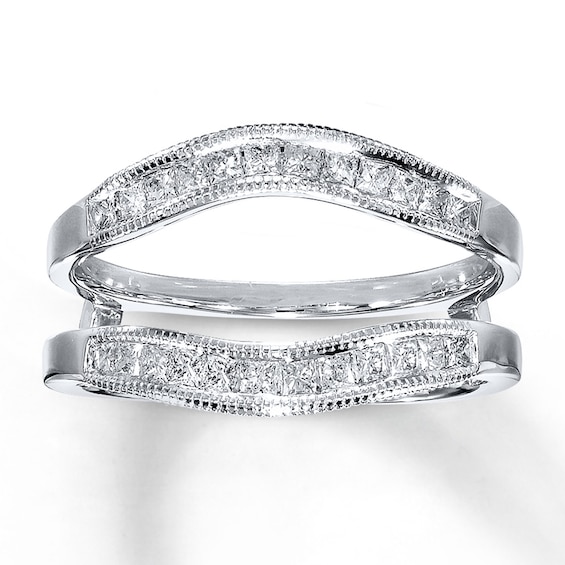 Previously Owned Diamond Enhancer Ring 1/2 ct tw Diamonds 14K White Gold