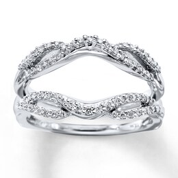 Previously Owned Diamond Enhancer Ring 1/3 ct tw 14K White Gold