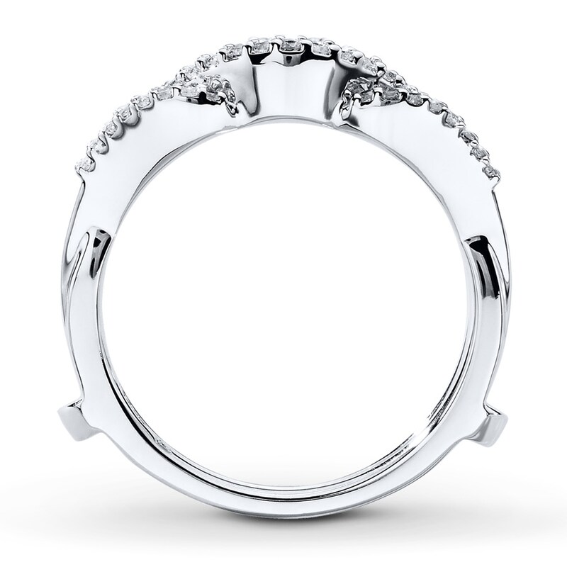 Main Image 2 of Previously Owned Diamond Enhancer Ring 1/3 ct tw 14K White Gold