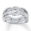 Thumbnail Image 4 of Previously Owned Diamond Enhancer Ring 1/3 ct tw 14K White Gold