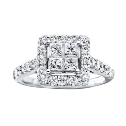 Previously Owned Diamond Ring 1-3/8 ct tw 14K White Gold