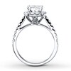 Thumbnail Image 2 of Previously Owned Diamond Engagement Ring 1-5/8 ct tw Princess-cut 14K White Gold