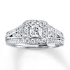 Thumbnail Image 1 of Previously Owned Diamond Engagement Ring 1 ct tw Princess-cut 14K White Gold