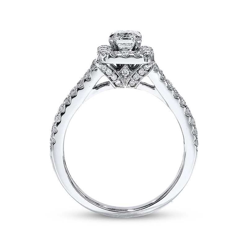 Main Image 2 of Previously Owned Neil Lane Diamond Engagement Ring 1-3/8 cttw 14K White Gold