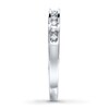 Thumbnail Image 3 of Previously Owned Diamond Band 1/10 carat tw Round-cut 10K White Gold