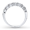 Thumbnail Image 2 of Previously Owned Diamond Anniversary Ring 1 ct tw Round-cut 14K White Gold