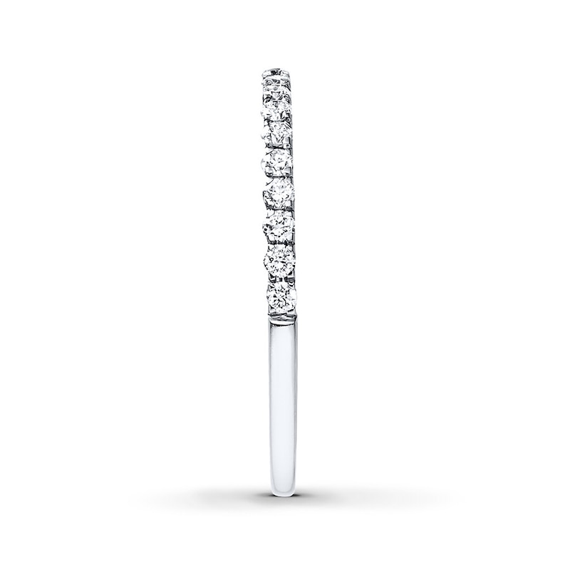Main Image 3 of Previously Owned Diamond Wedding Ring 1/4 ct tw 14K White Gold