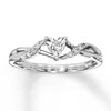Thumbnail Image 1 of Previously Owned Diamond Ring 1/10 ct tw Round-cut Sterling Silver