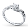 Thumbnail Image 3 of Previously Owned Diamond Ring 1/10 ct tw Round-cut Sterling Silver