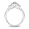 Thumbnail Image 2 of Previously Owned Diamond Engagement Ring 7/8 ct tw Round-cut 14K White Gold