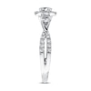 Thumbnail Image 3 of Previously Owned Diamond Engagement Ring 7/8 ct tw Round-cut 14K White Gold