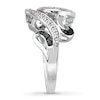 Thumbnail Image 3 of Previously Owned Black & White Diamond Ring 1/5 ct tw Sterling Silver