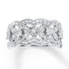 Thumbnail Image 1 of Previously Owned Anniversary Diamond Band 1/5 ct tw Round-cut 10K White Gold