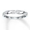Thumbnail Image 1 of Previously Owned Diamond Anniversary Ring 1/20 ct tw Round-cut 10K White Gold