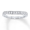 Thumbnail Image 1 of Previously Owned Diamond Wedding Band 1/3 ct tw Round-cut 14K White Gold