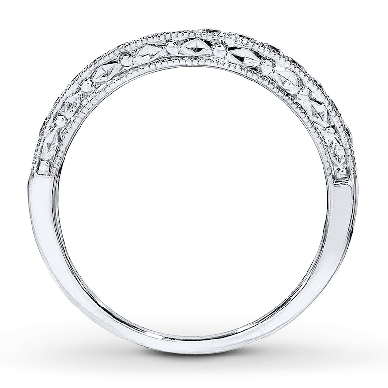 Main Image 2 of Previously Owned Diamond Wedding Band 1/3 ct tw Round-cut 14K White Gold