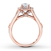 Thumbnail Image 2 of Previously Owned Diamond Engagement Ring 1-1/5 ct tw Round-cut 14K Rose Gold