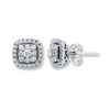 Thumbnail Image 1 of Previously Owned Diamond Earrings 1/2 ct tw 14K White Gold