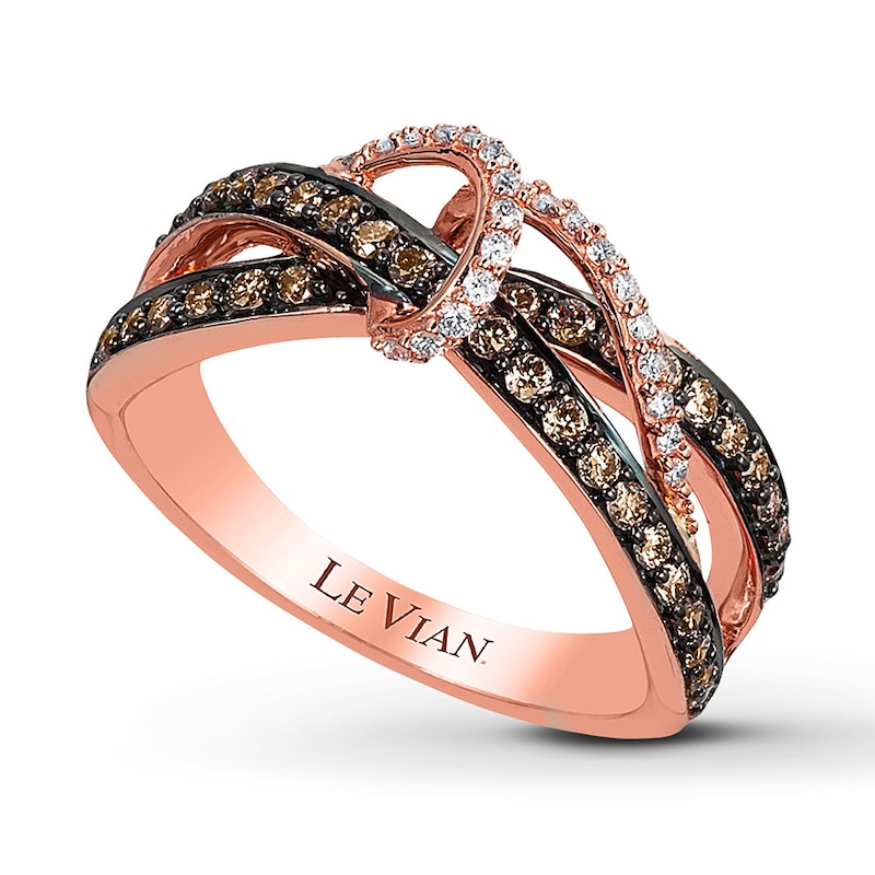Main Image 1 of Previously Owned Le Vian Diamond Ring 1/2 ct tw 14K Rose Gold