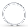 Previously Owned Diamond Anniversary Band 1/4 ct tw Round-cut 10K White Gold