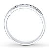 Thumbnail Image 1 of Previously Owned Diamond Anniversary Band 1/4 ct tw Round-cut 10K White Gold