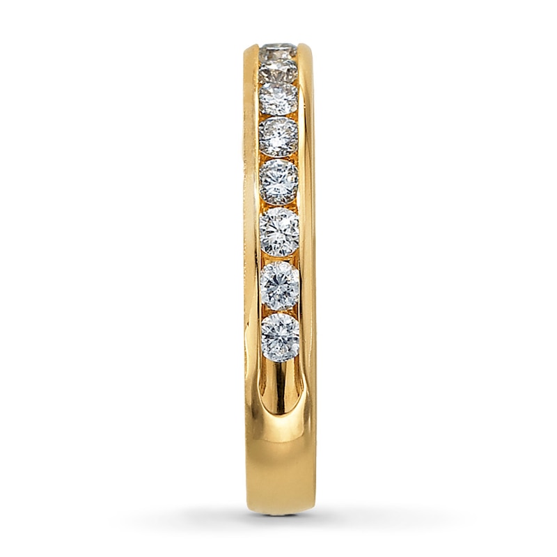 Main Image 3 of Previously Owned Diamond Anniversary Band 1/2 ct tw Round-cut 10K Yellow Gold