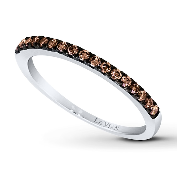 Previously Owned Le Vian Chocolate Diamond Ring 1/4 ct tw 14K Vanilla Gold